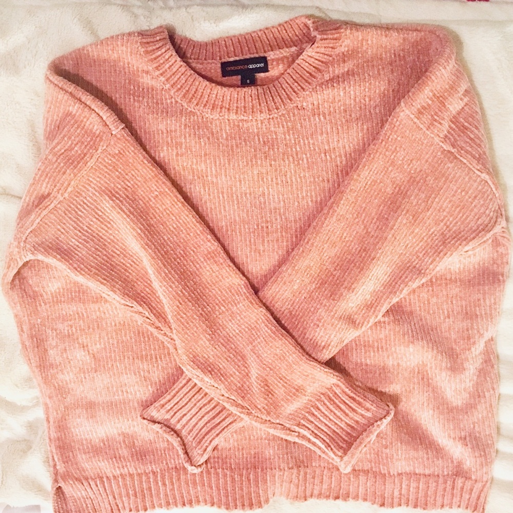chenille oversize sweater